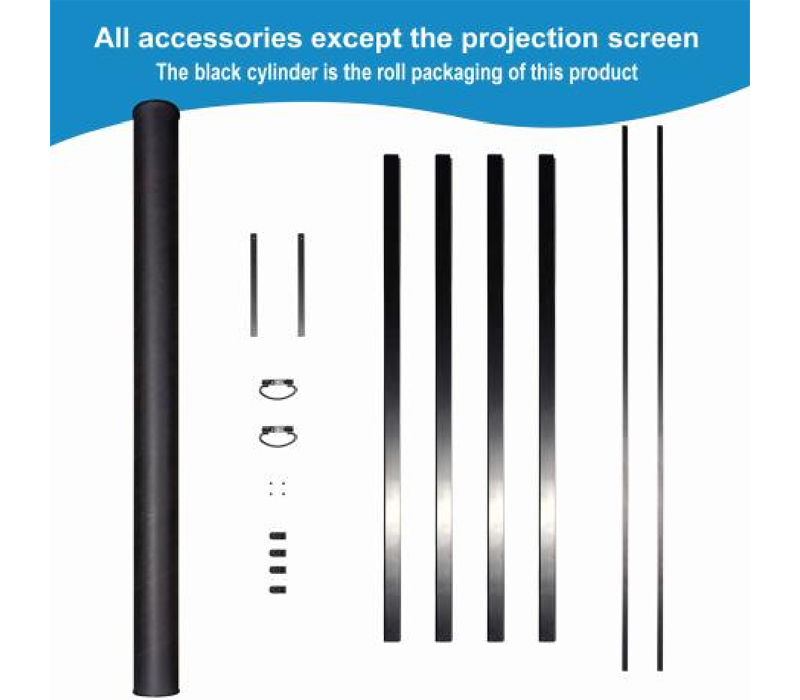 Portable Foldable Fresnel Anti-Light Projector Screen