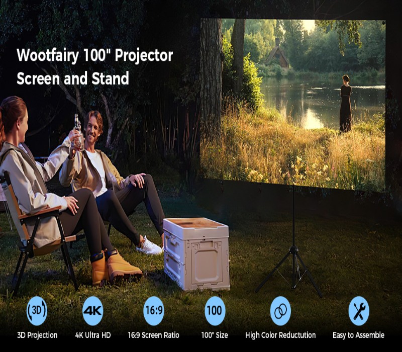 X-Type Tripod Projection screen