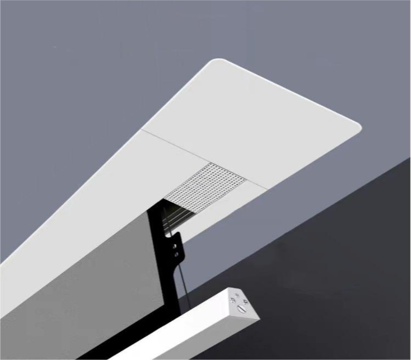 Ceiling Drop Tab-Tensioned Electric Screen