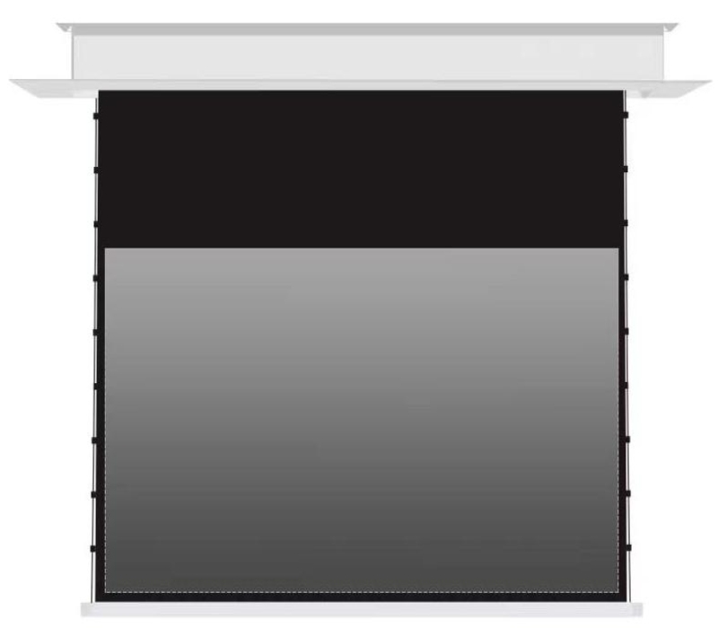 Ceiling Drop Tab-Tensioned Electric Screen